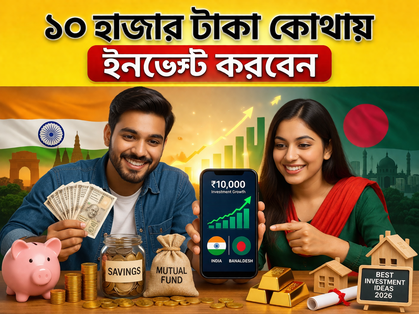 10 Hazar taka kothai investment korbe