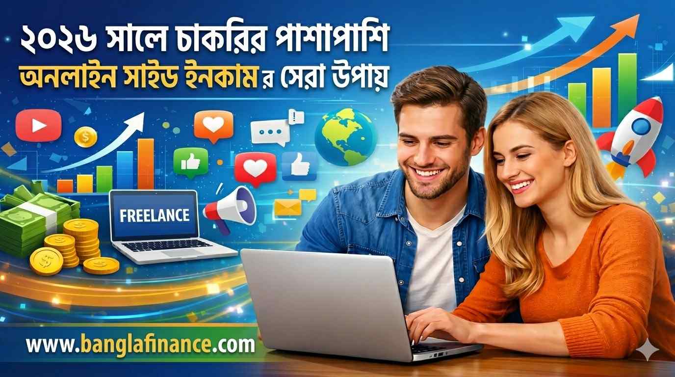 ২০২৬ সালে চাকরির পাশাপাশি অনলাইন সাইড ইনকাম করার সেরা উপায়